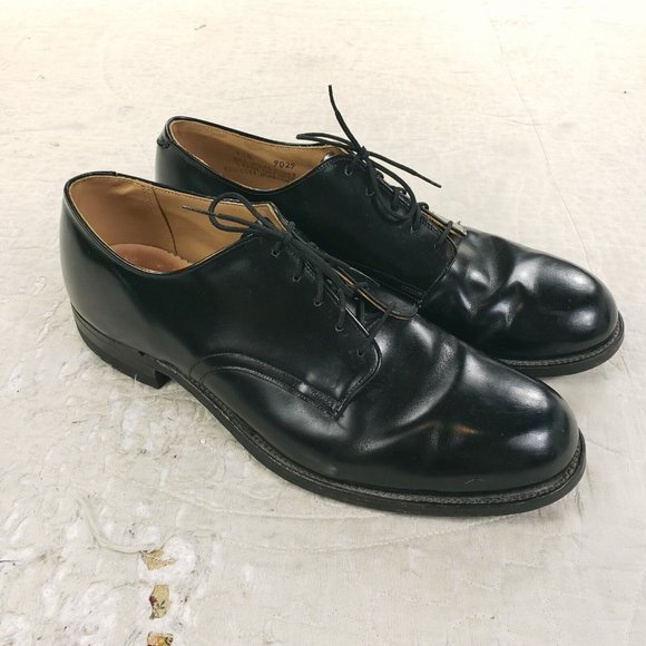 Endicott Johnson Corp Oxford Dress Shoes Service Military Mens Size 9.5 R main image 9